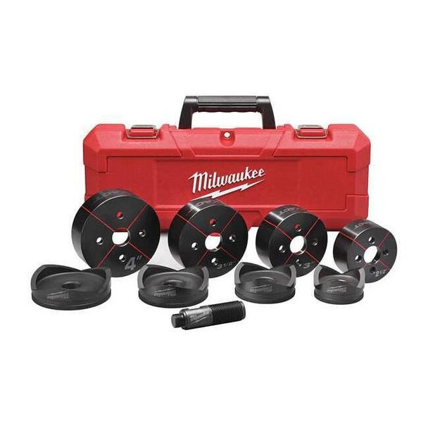 Milwaukee Tool EXACT 2-1/2" to 4" Knockout Set 49-16-2695