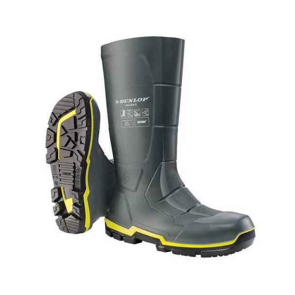 Unisex Acifort MetMax Rubber Boots, Steel Toe, Dark Grey, Men's 13 / Women's 15