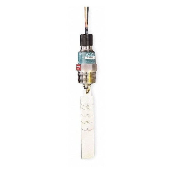 Gems Sensors 1" MNPT SPDT Liquid Flow Switch 15 to 48 gpm FS-550, 29608