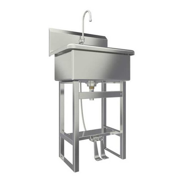 Sani-Lav Scrub Sink 22 in x 16 1/2 in, 1, 1, Floor 531FS