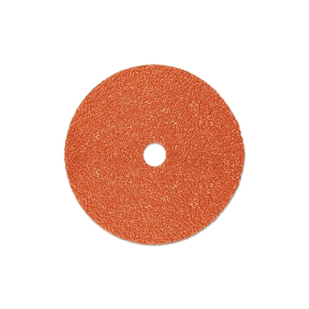 Fibre Disc 787C, Precision Shaped Ceramic, 7 in dia x 7/8 in Center Hole, 60+ Grit, Die 700BB