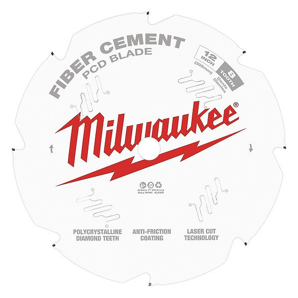 Milwaukee Tool 12" PCD/Fiber Cement Circular Saw Blade 48-40-7020