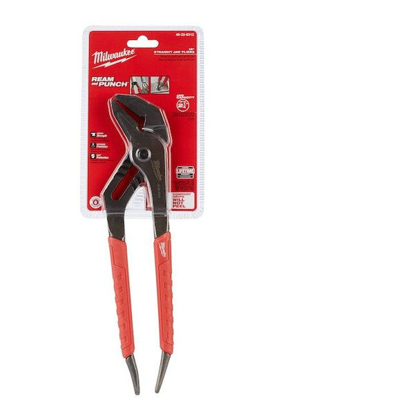 Milwaukee Tool 12" Comfort Grip Straight-Jaw Pliers 48-22-6312