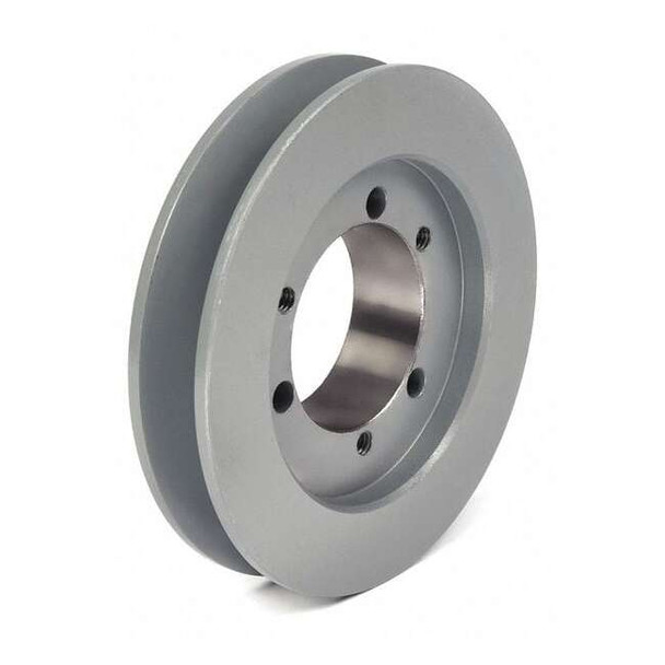 1/2 in to 1-1/4 in Quick Detachable Bushed Bore 1 Groove V-Belt Pulley 3 in OD
