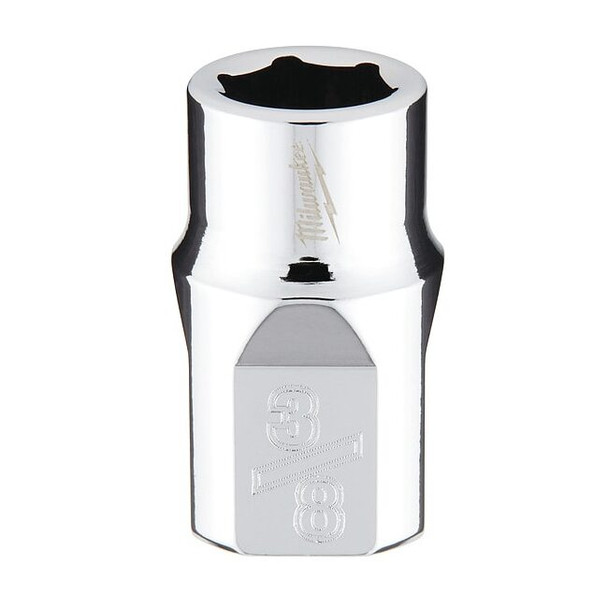 3/8 in. Drive 3/8 in. SAE 6-Point Socket with FOUR FLAT Sides
