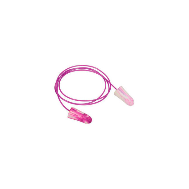 Moldex 6654 SparkPlugs Multi-Color Foam Earplugs Corded 100 Pairs/Box