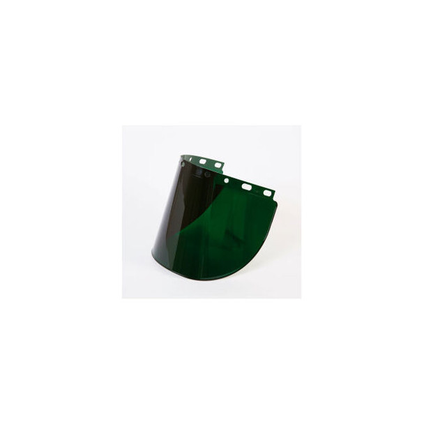 Honeywell Fibre-Metal Green Shade 5 Propionate Faceshield Window 8"" X 16-1/2""