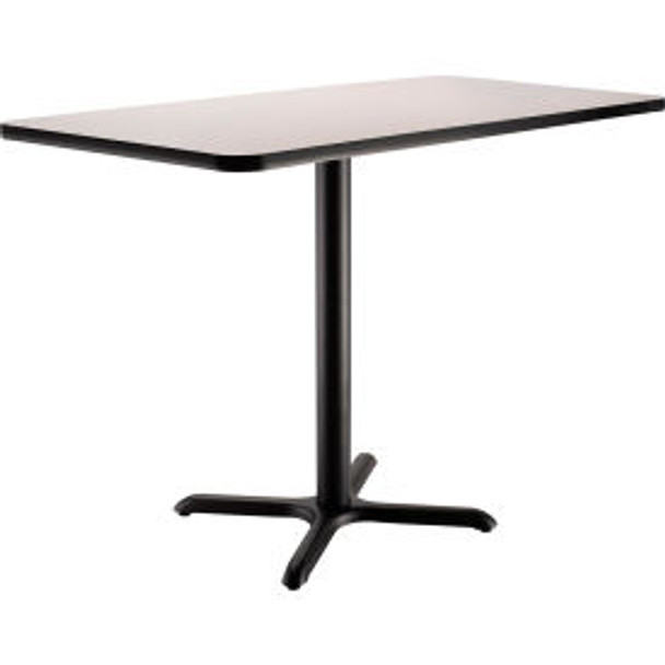 Interion Counter Height Restaurant Table 48""L x 30""W x 36""H Gray Interion Counter Height Restaurant Table 48""L x 30""W x 36""H Gray