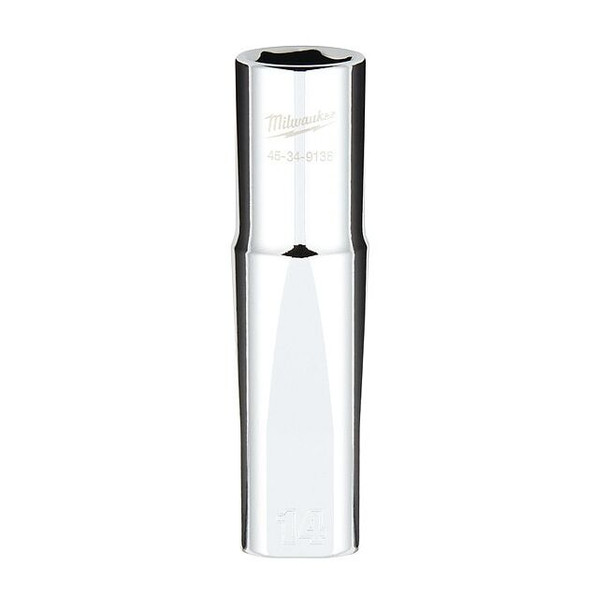1/2 in. Drive 14mm Metric 6-Point Deep Socket with FOUR FLAT Sides