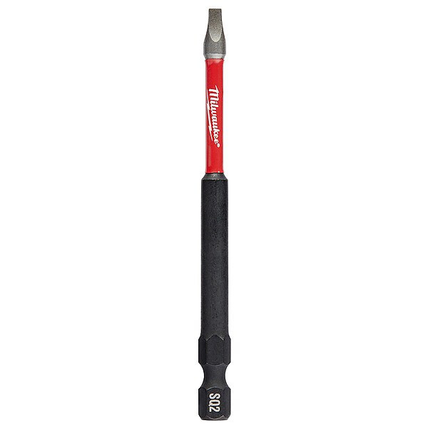 Milwaukee Tool SHOCKWAVE 3-1/2 in Impact Square Recss No. 2 Power Bit 48-32-4572
