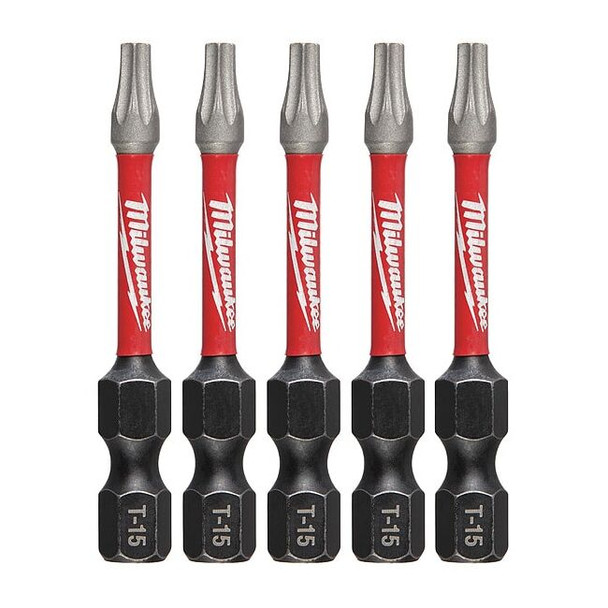 Milwaukee Tool 2 in. TORX T15 SHOCKWAVE Impact Duty Power Bit (5 pk) 48-32-4683