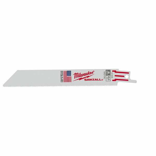 Milwaukee Tool 6" 24 TPI SAWZALL Blades (25 Pk) 48-00-8186