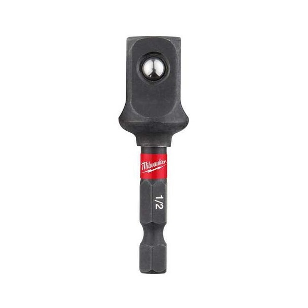 Milwaukee Tool SHOCKWAVE 1/4 in. Hex to 1/2 in. Square Socket Adapter 48-32-5034