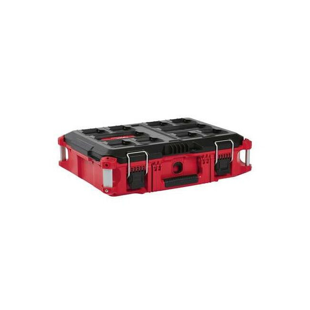 PACKOUT Tool Box, Black/Red, 22 in W x 16-1/4 in D x 6-1/2 in H