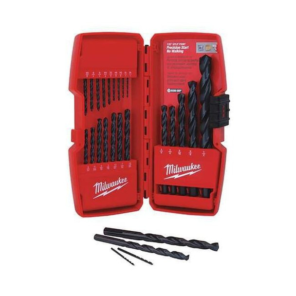 Milwaukee Tool THUNDERBOLT Black Oxide Drill Bit Set - 21PC 48-89-2801