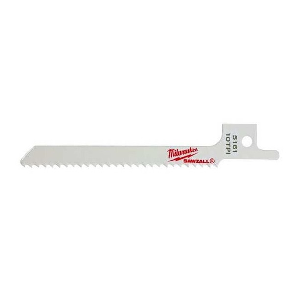 Milwaukee Tool 3-5/8" 10 TPI SUPER SAWZALL Blade (5 PK) 48-00-5161