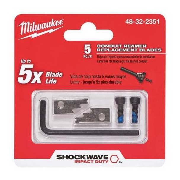 Milwaukee Tool SHOCKWAVE Conduit Reamer Replacement Blades 48-32-2351