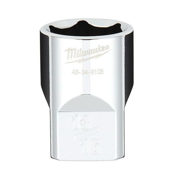 1/2 in. Drive 13/16 in. SAE 6-Point Socket with FOUR FLAT Sides