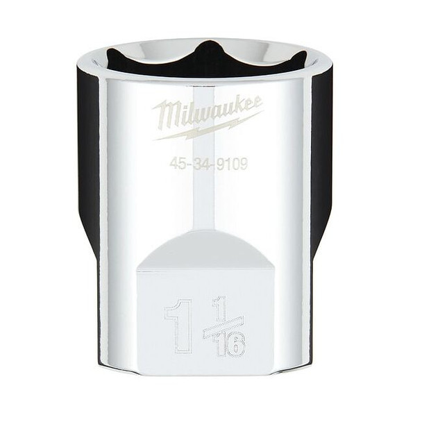 1/2 in. Drive 1-1/16 in. SAE 6-Point Socket with FOUR FLAT Sides