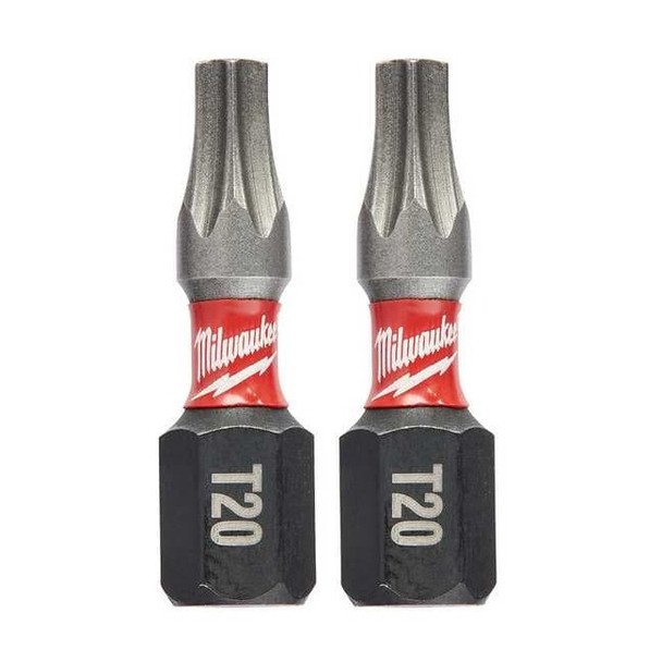 Milwaukee Tool SHOCKWAVE Impact Torx T20 Insert Bits (2 PK) 48-32-4414