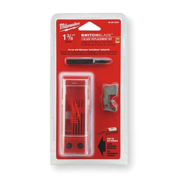 Milwaukee Tool SWITCHBLADE 3 Blade Replacement 1-3/8" Kit 48-25-5220