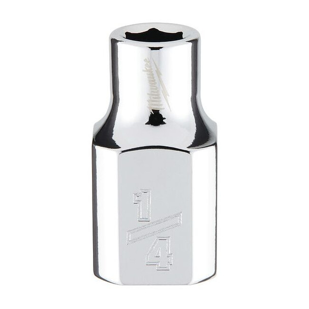 3/8 in. Drive 1/4 in. SAE 6-Point Socket with FOUR FLAT Sides