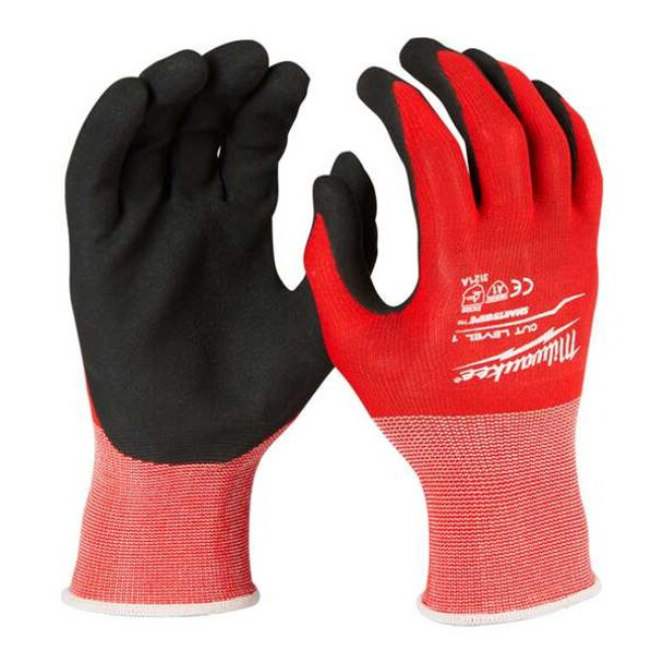 Milwaukee Tool Work Gloves,Style Knit,8.8" L,PK12 48-22-8900B Milwaukee Tool Work Gloves,Style Knit,8.8" L,PK12 48-22-8900B