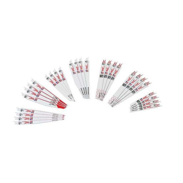 Milwaukee Tool SAWZALL Demolition and Standard Blade Set (32-Piece) 49-22-1132
