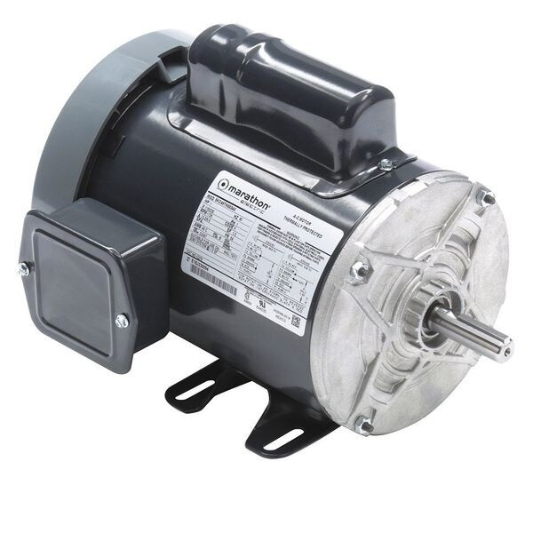 Capacitor-Start General Purpose Motor, 1 hp HP, 115/230V AC Voltage, 56 Frame