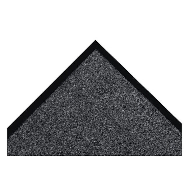 Entrance Mat, Polypropylene, 3/8 in Thick, Charcoal, 3 ft W x 4 ft L