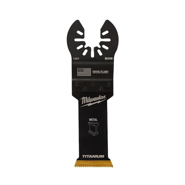 Milwaukee Tool OscillatingToolBlade,L:4.25",Bi-Metal 49-25-1251