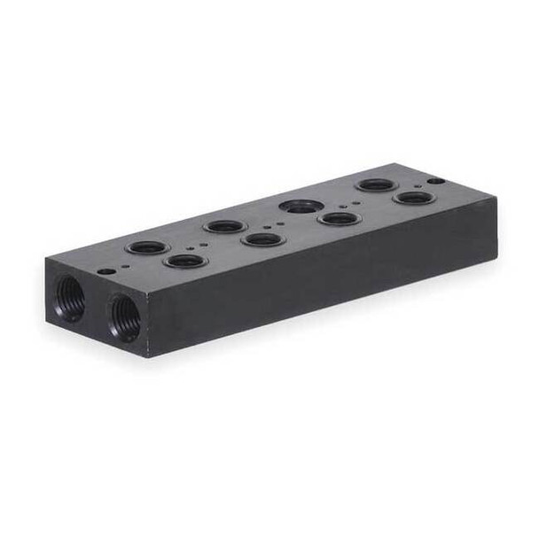 Numatics Manifold Assembly, 5 in L, 4 7/8 in W 241-150