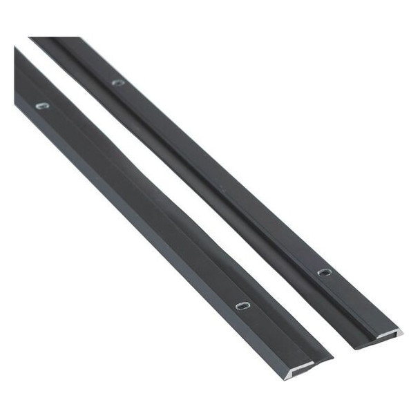 National Guard Astragal, Aluminum, 1-1/4in.H, PK2 115NDKB-96x2