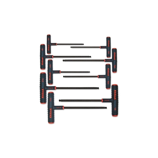 Power-T™ Ball-Hex Key Set, 9-Pc, Inch, 9 in Handle