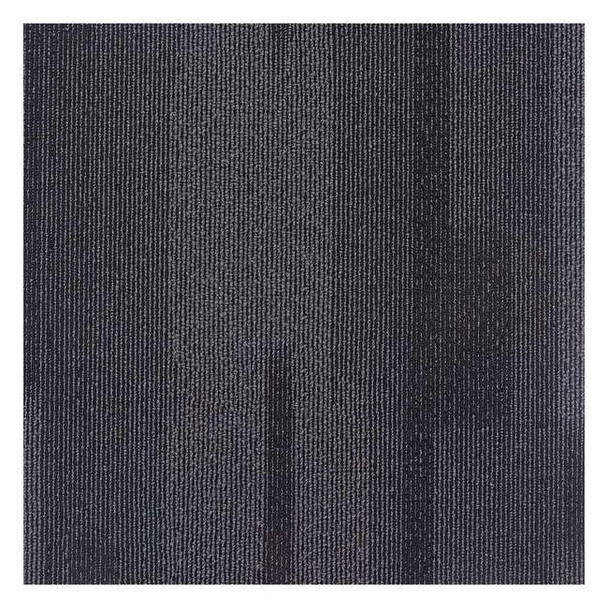 Manufacturer Varies Carpet Tile,19-11/16in. L,Charcoal,PK20 31HL83