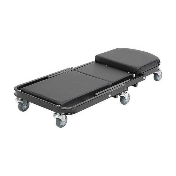 Westward Z Folding Creeper,40 In., 450 Lb. Cap. 46V237