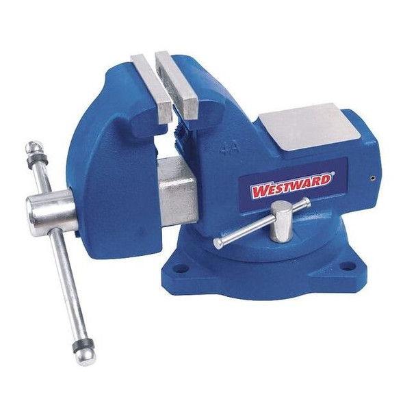 Westward 4" Standard Duty Combination Vise with Swivel Base 10D708
