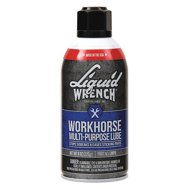 Liquid Wrench 13 oz, Aerosol Can, Petroleum Distillates, Yellow LMP8