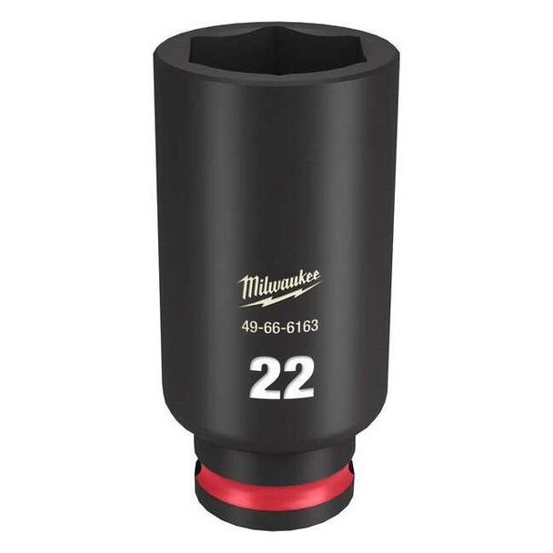 22mm SHOCKWAVE Impact Duty 3/8 in. Drive Deep Well 6 Point Impact Socket