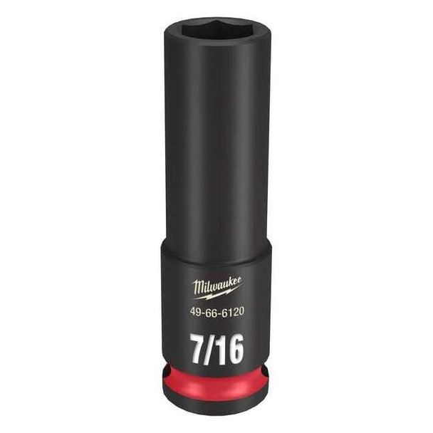 7/16 in. SHOCKWAVE Impact Duty 3/8 in. Drive Deep Well 6 Point Impact Socket