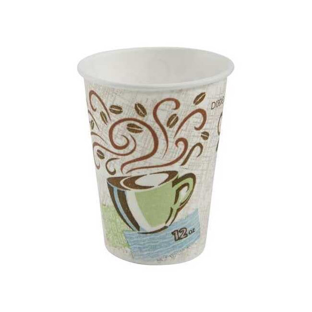 Dixie Industries Disposable Hot cup 12 oz. White, Paper, Pk500 5342DX