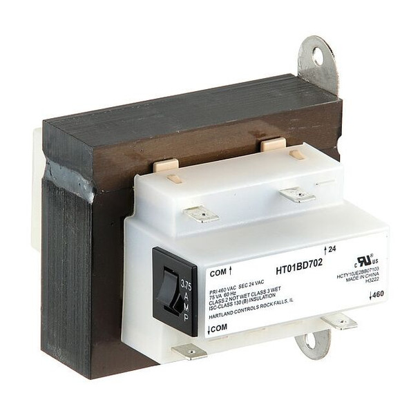 Carrier Transformer,460V Primary,24V sec. HT01BD702