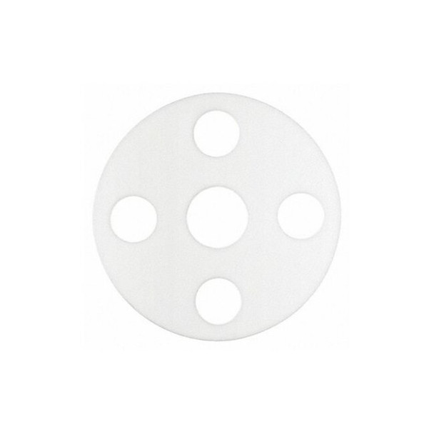 Full Face PTFE Flange Gasket for 1" Pipe, 1/8" Thick, No 150
