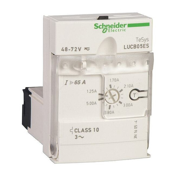 Schneider Electric Ovreload Modul,4.50 to 18A,Class 10,3P LUCB18FU