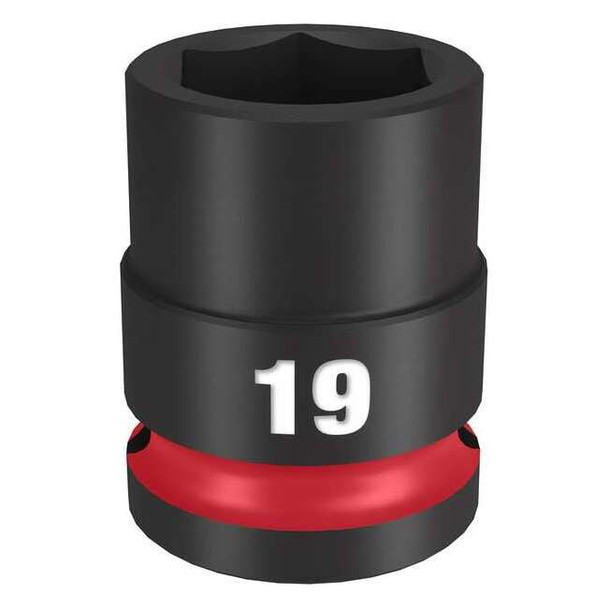 19mm SHOCKWAVE Impact Duty 1/2 in. Drive Standard 6 Point Impact Socket