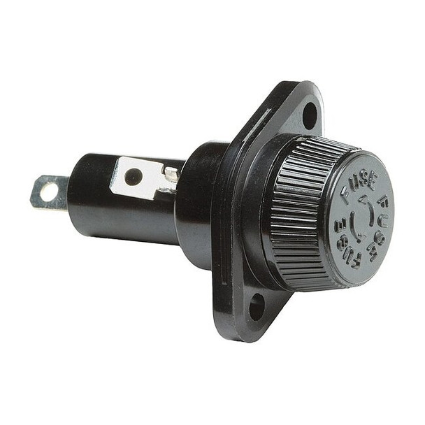 Fuse Holder, CC UL Class, 600V AC Volt Rating, 1 Poles, Quick Connect