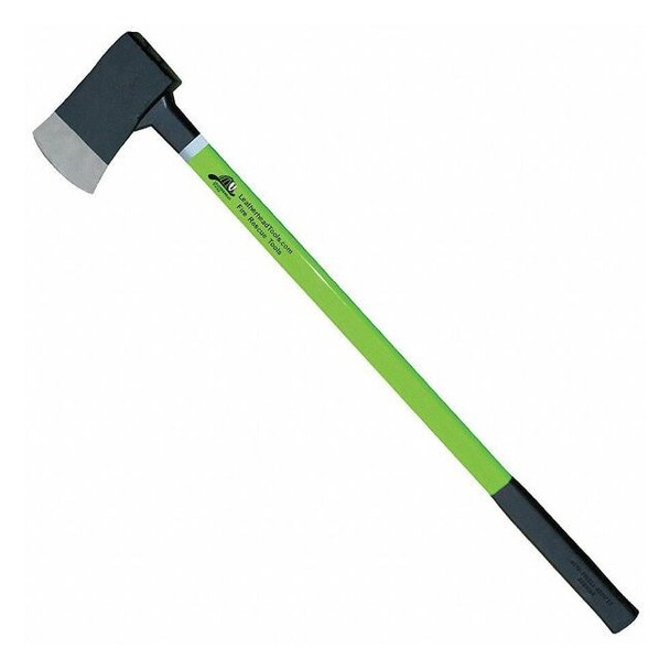 Leatherhead Tools Flat Axe, 36" Lime Fiberglass Handle, 6 lb. Head FAL-6