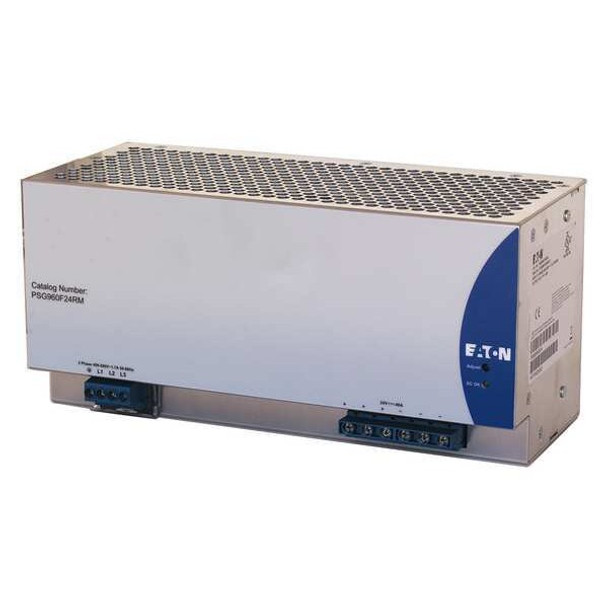 Eaton DC Power Supply,24VDC,40A,50/60 Hz PSG960F24RM Eaton DC Power Supply,24VDC,40A,50/60 Hz PSG960F24RM