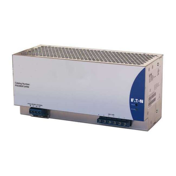 Eaton DC Power Supply, 320/600V AC, 24V DC, 960 W, 2.5 A, DIN Rail PSG960F24RM