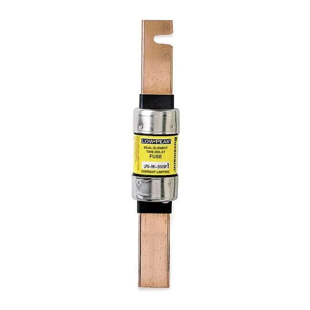 UL Class Fuse, RK1 Class, Time-Delay, 200A, 600V AC, Non-Indicating
